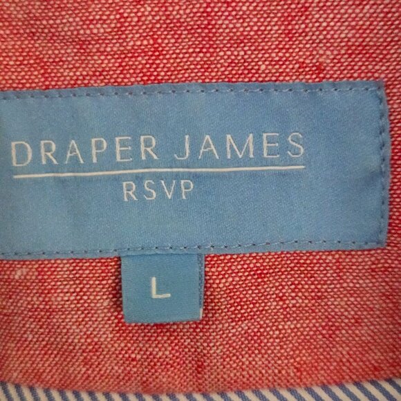 Draper James RSVP Linen Blend Sustainable Heathered Red 1 Button Blazer Size L - Picture 6 of 8